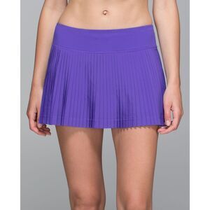 Lululemon Athletica Purple Skirt Skort Pleat to Street Women's Size 8